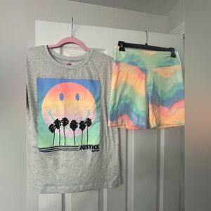 Justice Pastel Tie-Dye Set